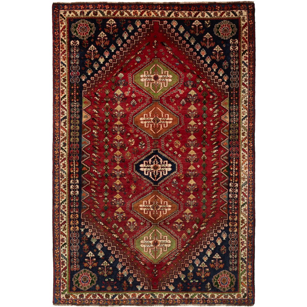 Tappeto Shiraz Persia marrone 168x255 Tappeto Shiraz Persia marrone 168x255