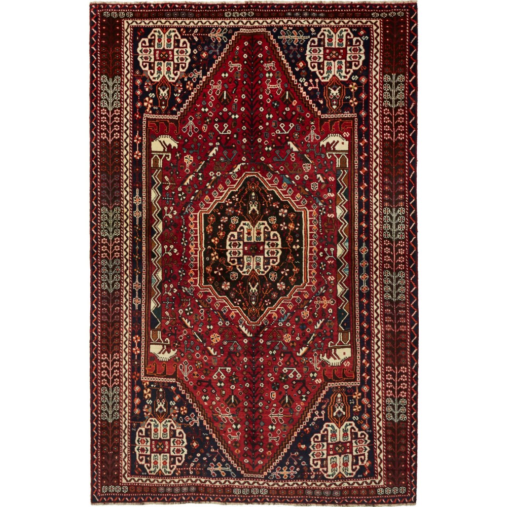 Tappeto Shiraz Persia marrone 160x250 Tappeto Shiraz Persia marrone 160x250