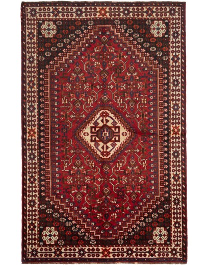 Tappeto Shiraz Persia grigio marrone 160x253
