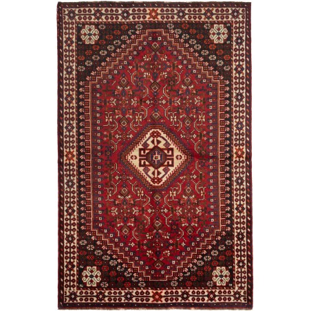 Tappeto Shiraz Persia grigio marrone 160x253
