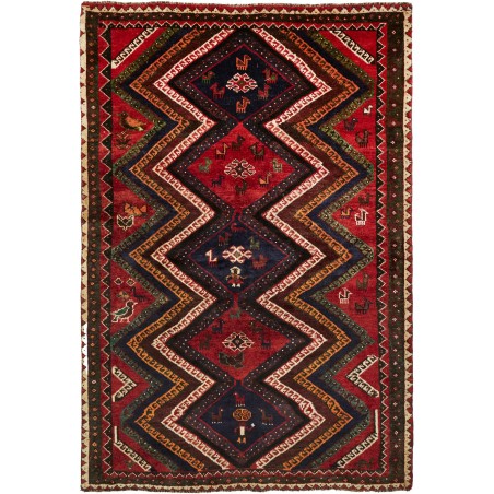 Tappeto Shiraz Persia grigio marrone 177x263