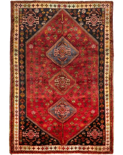 Tappeto Shiraz Persia marrone blu 175x260