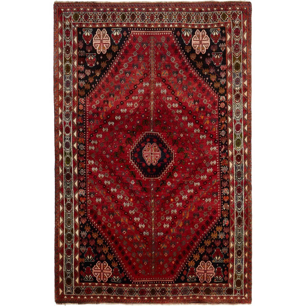 Tappeto Shiraz Persia marrone 162x250 Tappeto Shiraz Persia marrone 162x250