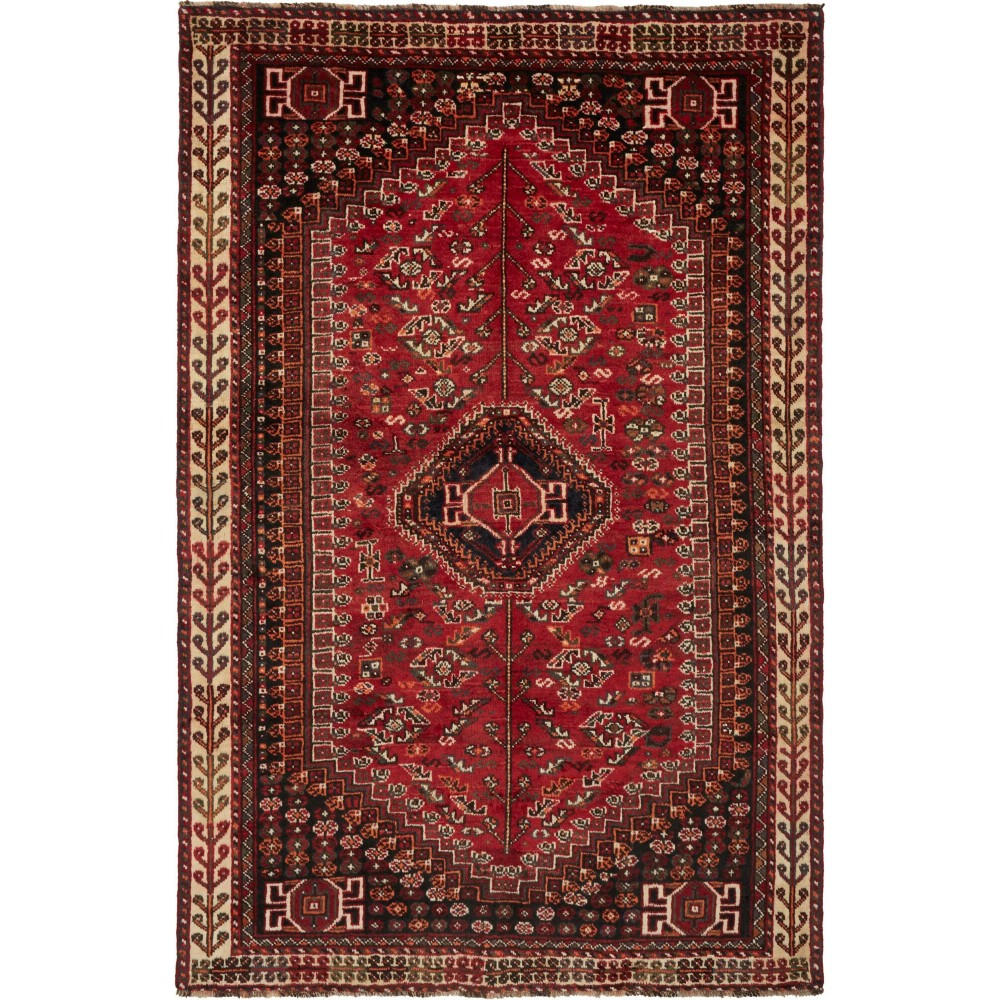 Tappeto Shiraz Persia marrone 162x248 Tappeto Shiraz Persia marrone 162x248