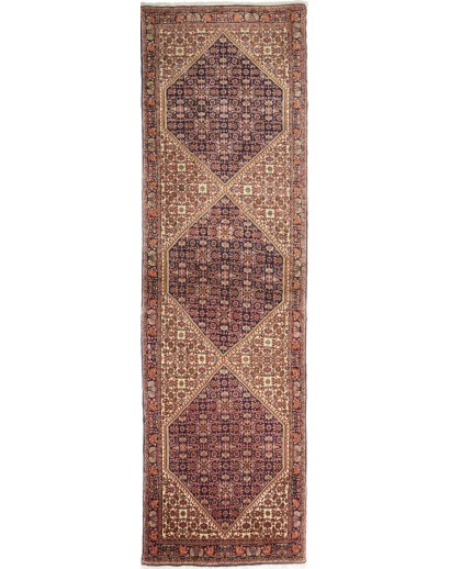 Tappeto Bidjar Persia azzurro marrone 70x252