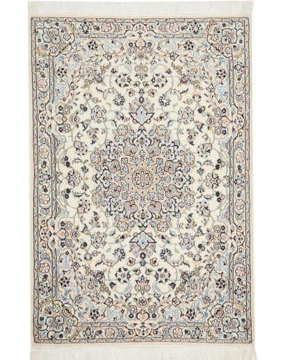 Tappeto Nain 9La Persia bianco grigio 104x153