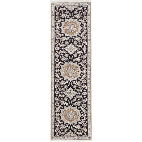 Tappeto Nain 9La Persia beige grigio 82x295