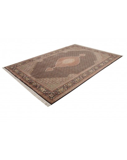 Tappeto Tabriz 50 Raj Mahi Persia azzurro bianco 203x300