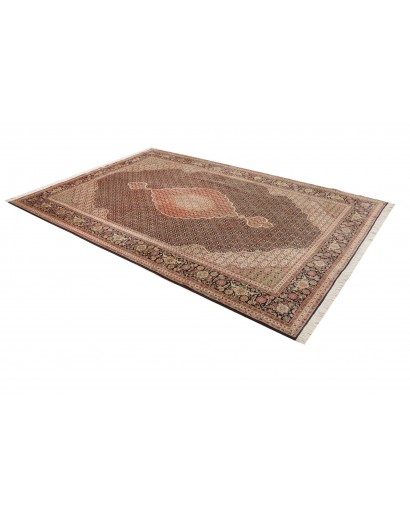 Tappeto Tabriz 50 Raj Mahi Persia azzurro bianco 203x300