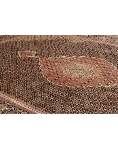 Tappeto Tabriz 50 Raj Mahi Persia azzurro bianco 203x300