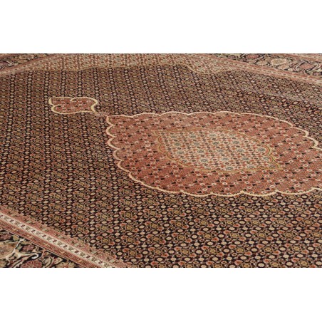 Tappeto Tabriz 50 Raj Mahi Persia azzurro bianco 203x300