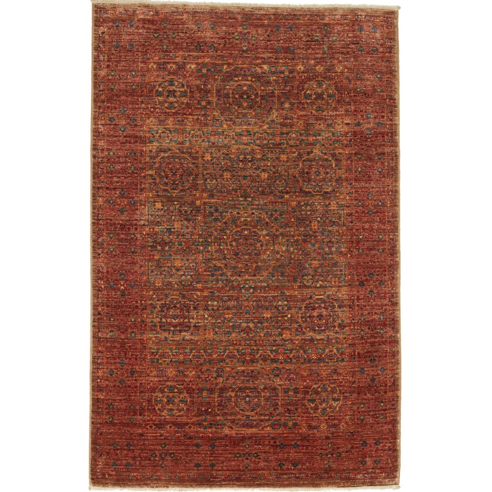 Tappeto Mamlouk Pakistan marrone 98x151 Tappeto Mamlouk Pakistan marrone 98x151