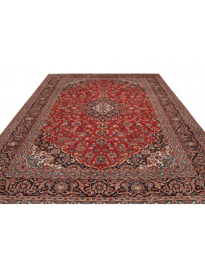 Tappeto Ardakan Persia marrone blu 292x390