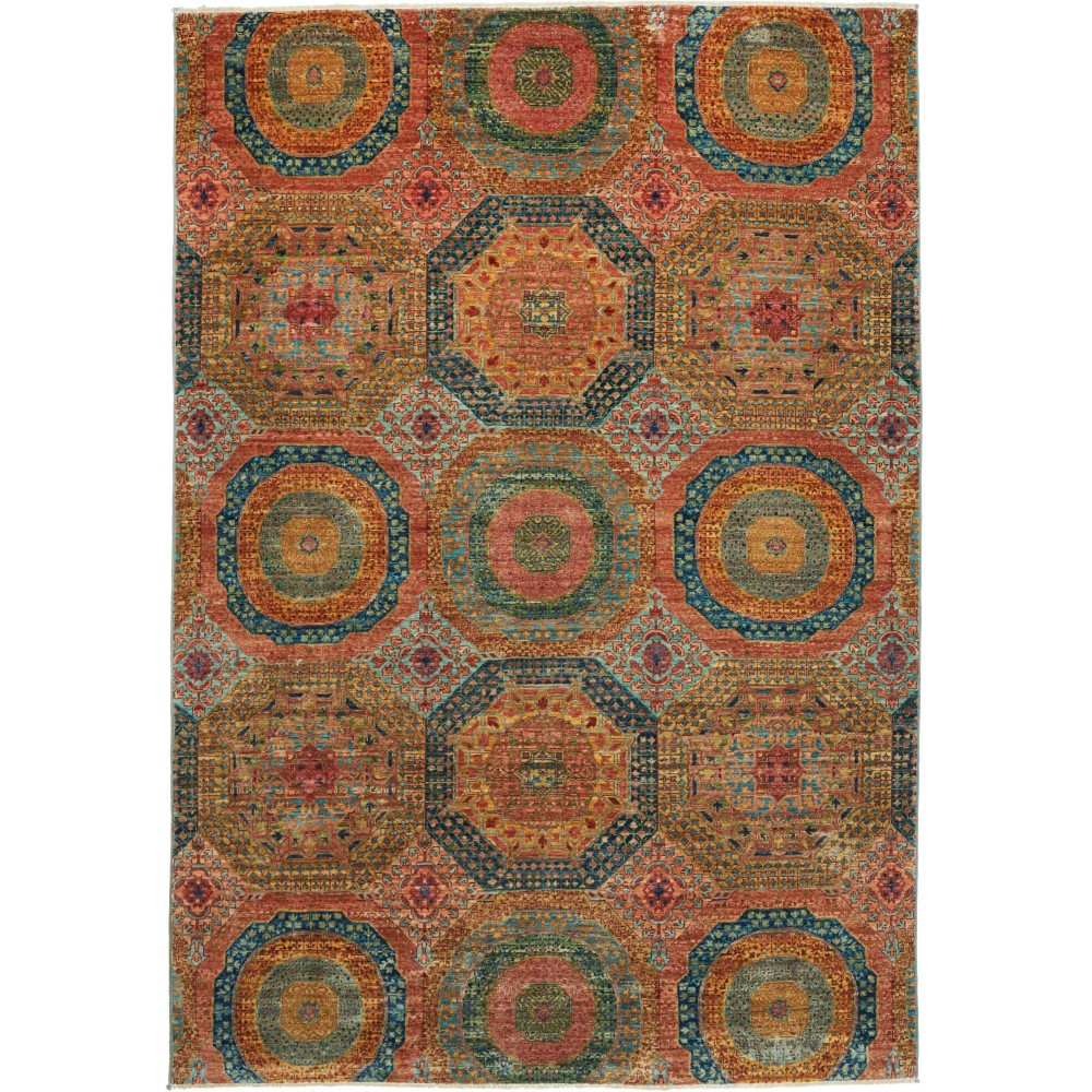 Tappeto Mamlouk Pakistan marrone beige 169x243 Tappeto Mamlouk Pakistan marrone beige 169x243