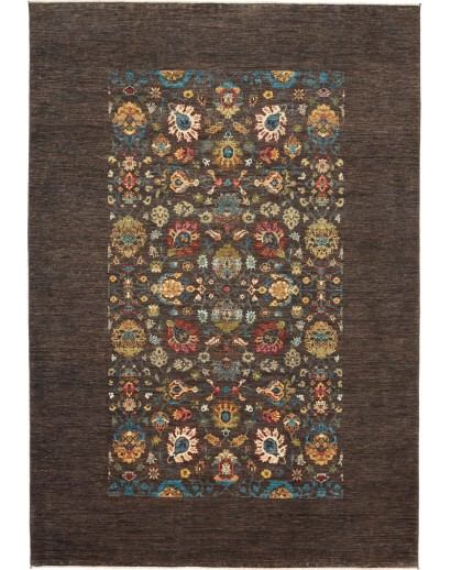 Tappeto Zigler Fine Pakistan grigio marrone 202x295