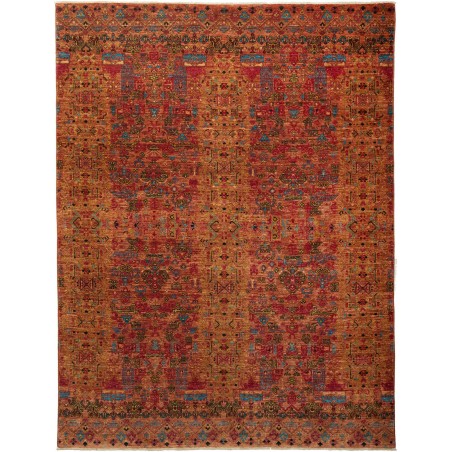 Tappeto Shahi Fine Pakistan marrone giallo 167x217