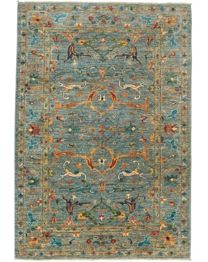 Tappeto Zigler Fine Pakistan bianco marrone 128x183
