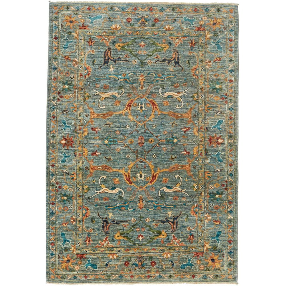 Tappeto Zigler Fine Pakistan bianco marrone 128x183 Tappeto Zigler Fine Pakistan bianco marrone 128x183