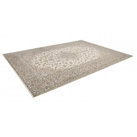 Tappeto Kashan Persia beige grigio 248x340