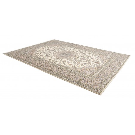 Tappeto Kashan Persia beige grigio 248x340