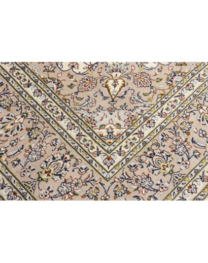 Tappeto Kashan Persia beige grigio 248x340