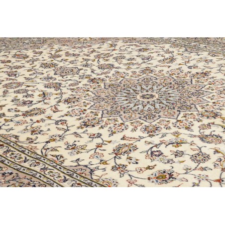 Tappeto Kashan Persia beige grigio 248x340