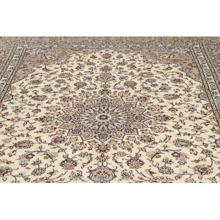 Tappeto Kashan Persia beige grigio 248x340
