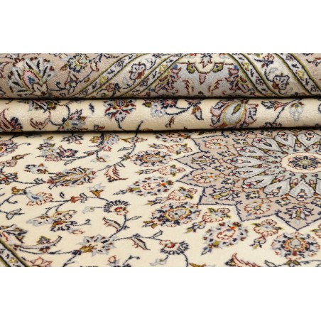 Tappeto Kashan Persia beige grigio 248x340