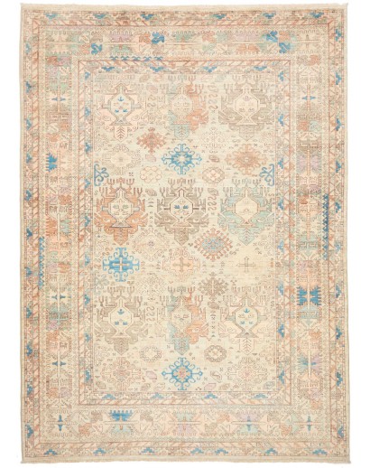 Tappeto Tribal Pakistan giallo marrone 181x255
