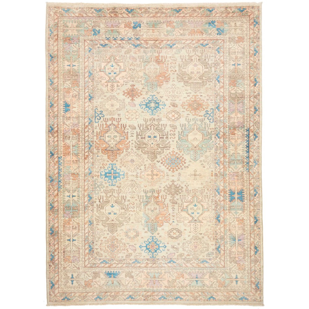 Tappeto Tribal Pakistan giallo marrone 181x255