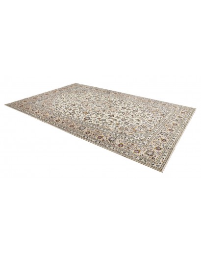 Tappeto Kashan Persia beige bianco 237x357