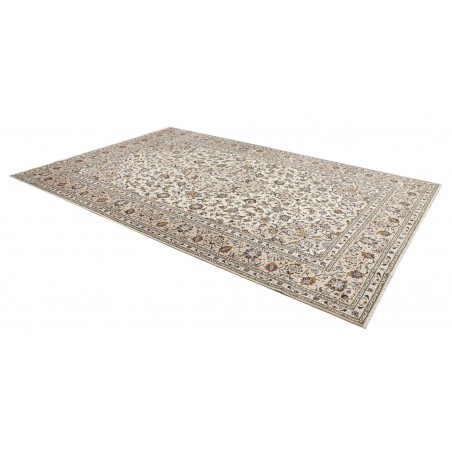 Tappeto Kashan Persia beige bianco 237x357