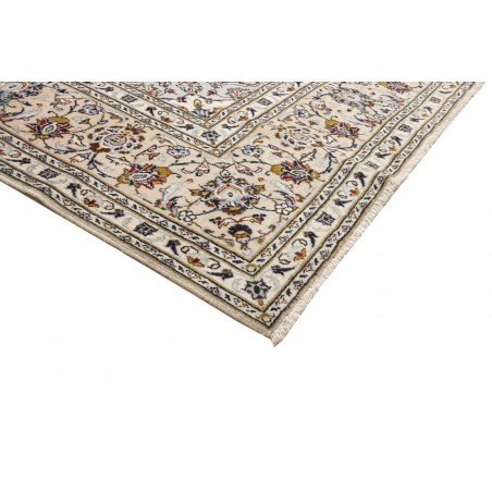 Tappeto Kashan Persia beige bianco 237x357
