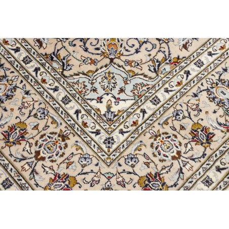 Tappeto Kashan Persia beige bianco 237x357