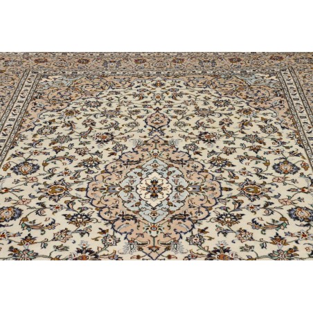 Tappeto Kashan Persia beige bianco 237x357