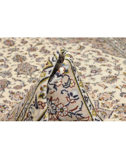 Tappeto Kashan Persia beige bianco 237x357