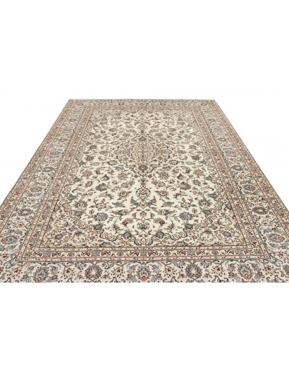 Tappeto Kashan Persia beige bianco 248x346