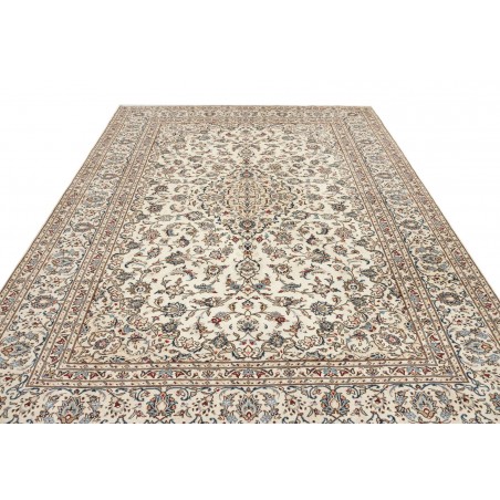 Tappeto Kashan Persia beige bianco 248x346