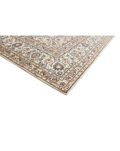Tappeto Kashan Persia beige bianco 248x346