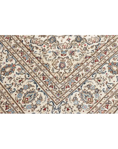 Tappeto Kashan Persia beige bianco 248x346