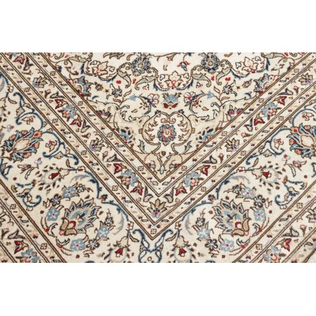 Tappeto Kashan Persia beige bianco 248x346