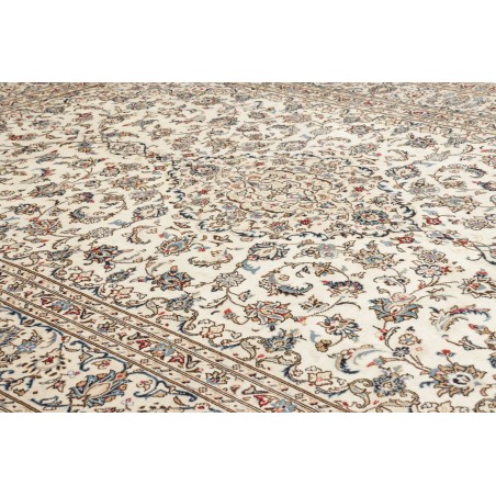 Tappeto Kashan Persia beige bianco 248x346