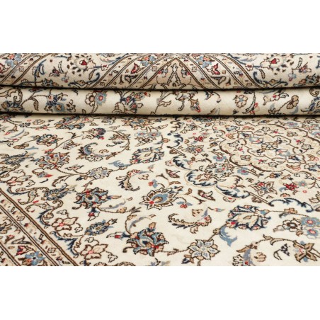 Tappeto Kashan Persia beige bianco 248x346