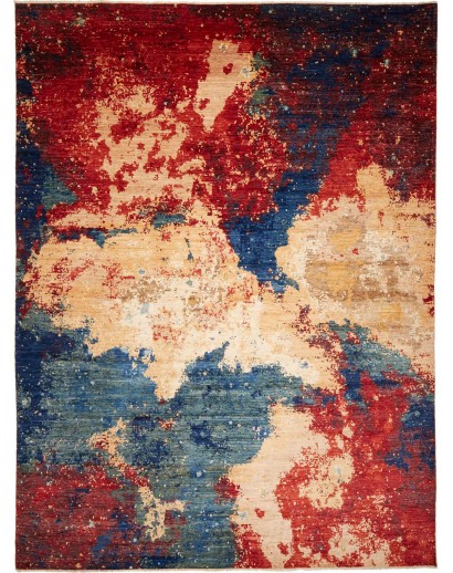 Tappeto Mona Pakistan marrone arancione 272x360