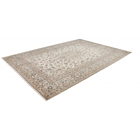 Tappeto Kashan Persia beige bianco 248x346