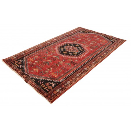 Tappeto Shiraz Persia marrone giallo 150x248