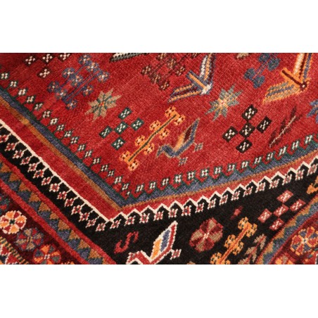 Tappeto Shiraz Persia marrone giallo 150x248