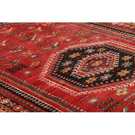 Tappeto Shiraz Persia marrone giallo 150x248