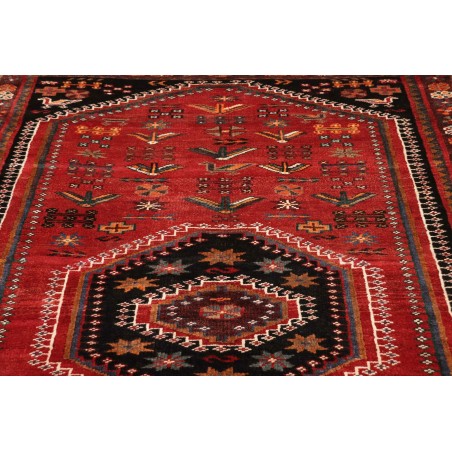 Tappeto Shiraz Persia marrone giallo 150x248