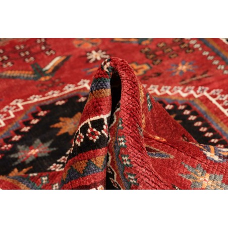 Tappeto Shiraz Persia marrone giallo 150x248